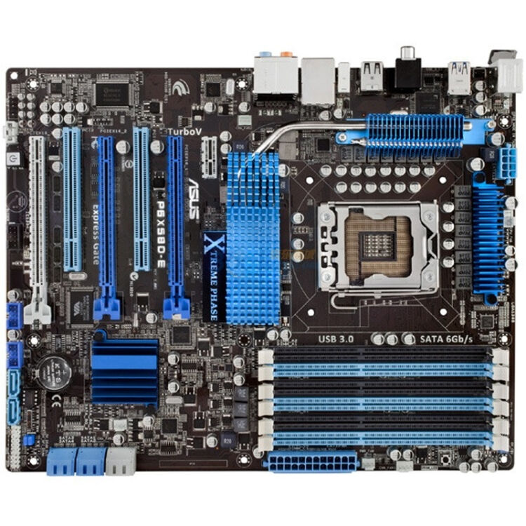 華碩(asus) p6x58d-e 主板(intel x58/lga 1366)