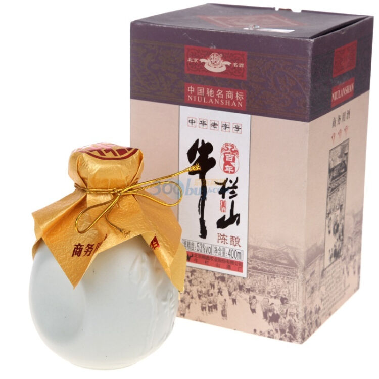 牛欄山百年陳釀商務用酒53度400ml