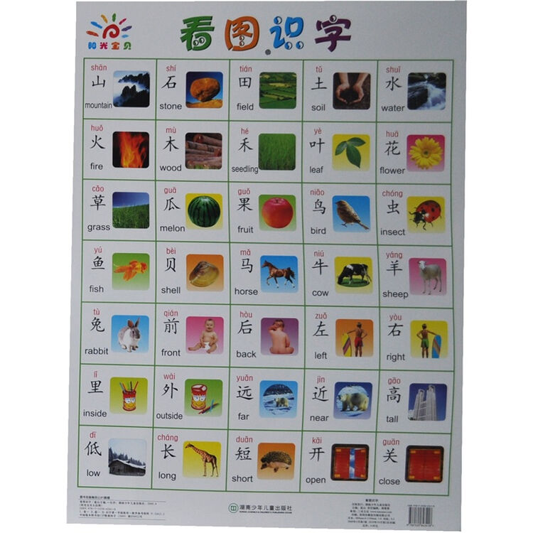 阳光宝贝大挂图看图识字
