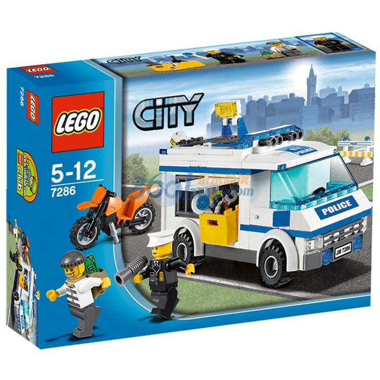 乐高legocity城市系列运囚车7286