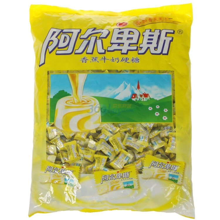 阿尔卑斯香蕉散糖2500g/包