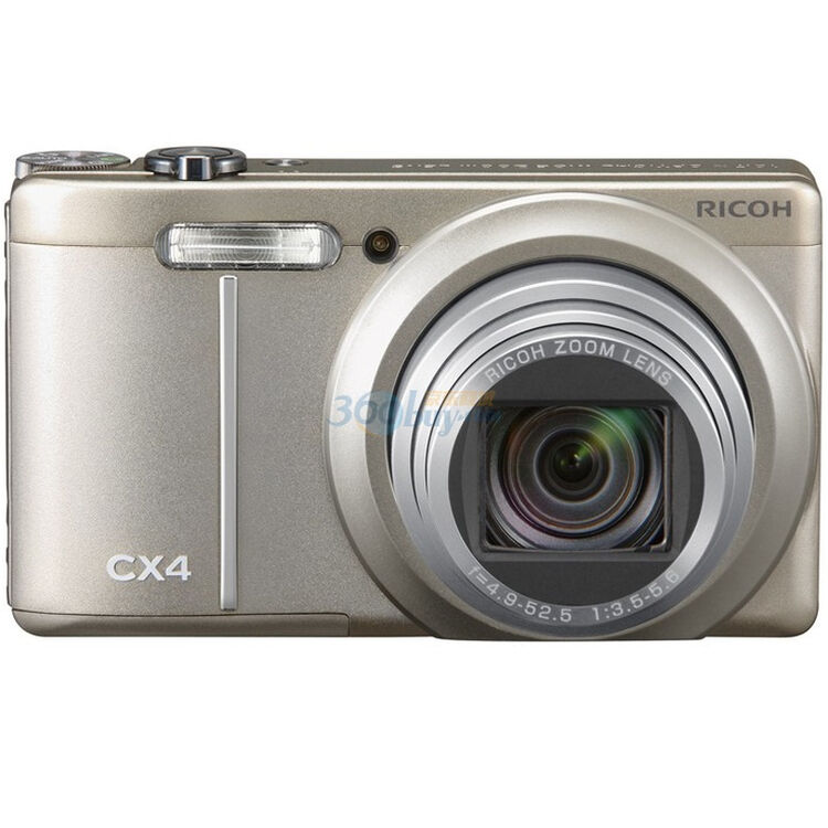 理光(ricoh) cx4 数码相机(香槟银色)