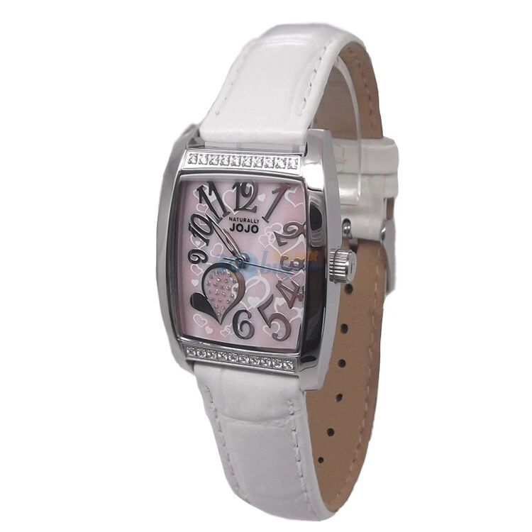 naturally jojo 手工爪镶preciosa晶钻 甜美系列腕表 jo92242-10f 女
