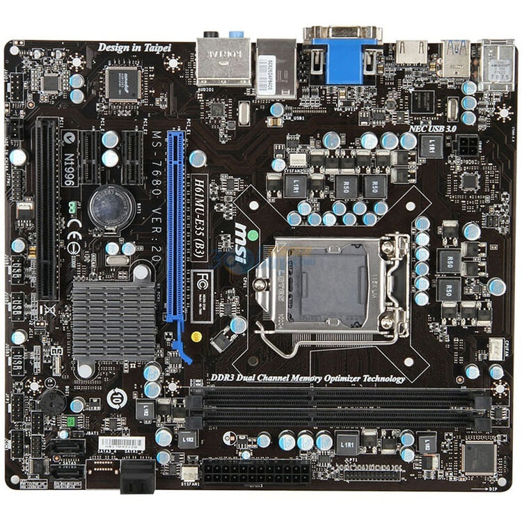 微星msih61mue35b3主板intelh61b3lga1155