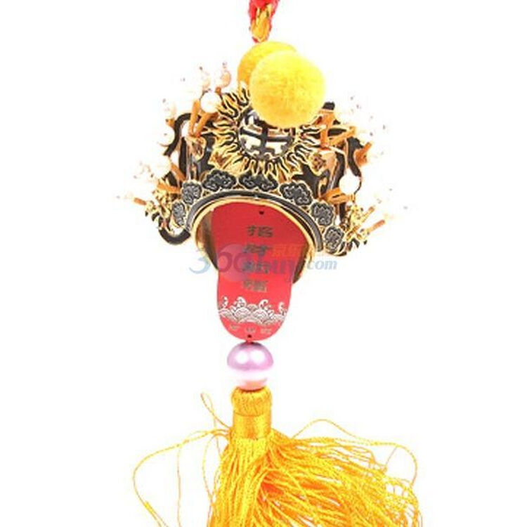 中国偶人手工挂件招财纳福zg-1009—财神帽