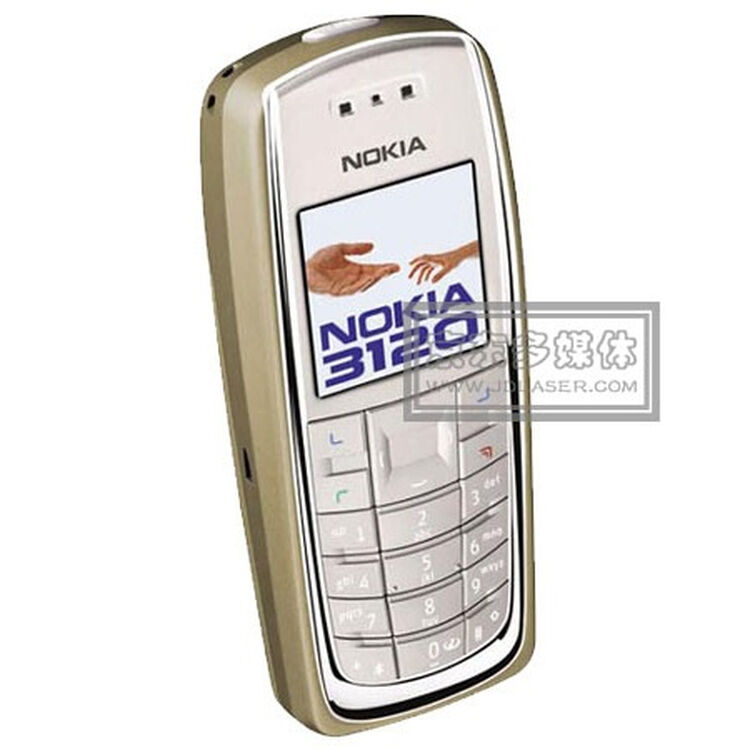 诺基亚nokia3120手机钛金色