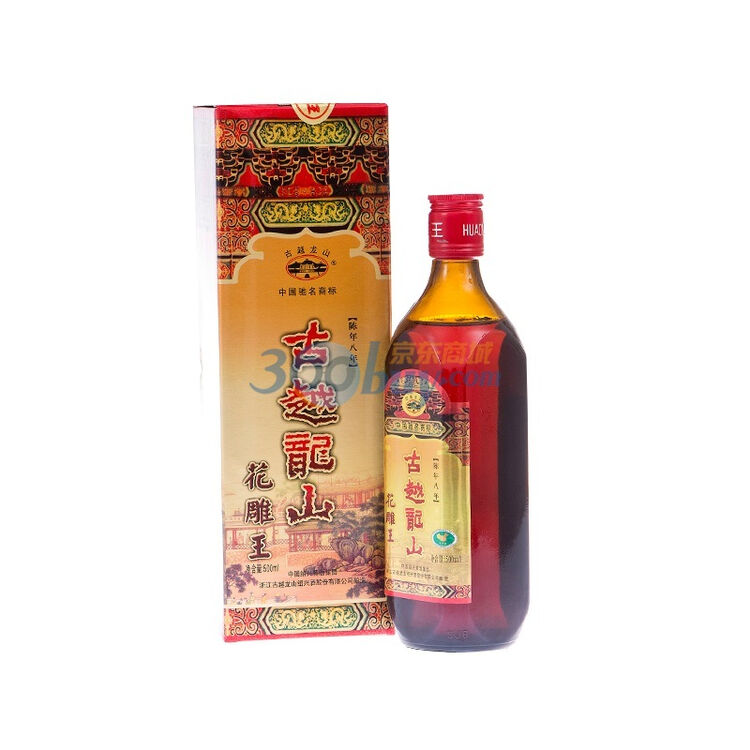 古越龙山黄酒 八年花雕王 500ml