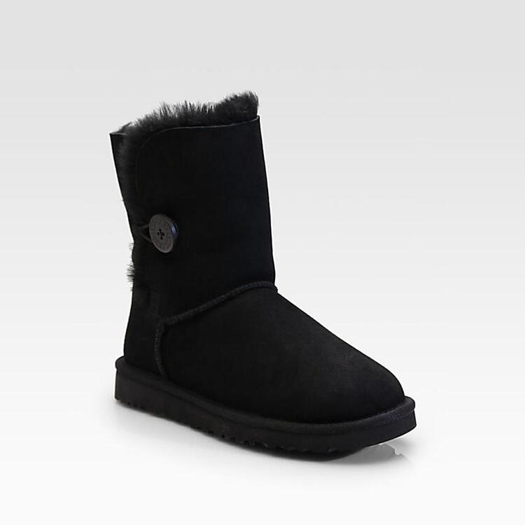 ugg 雪地靴 女式毛绒靴 black q00007491 11