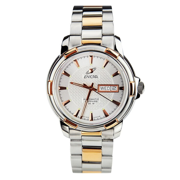 英纳格enicar手表蓝牌系列自动机械男表16850335g