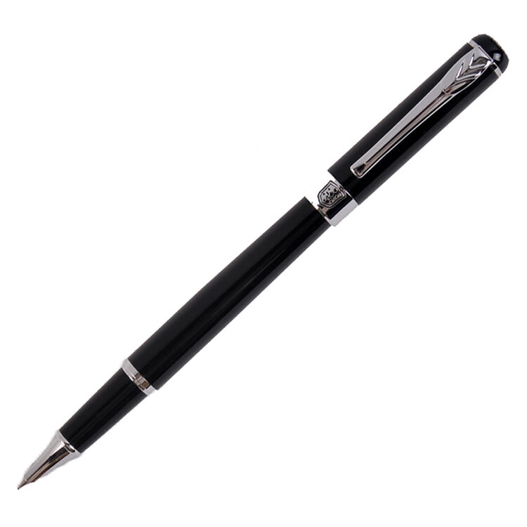 梅第奇208墨丘利纯黑银夹特细钢笔