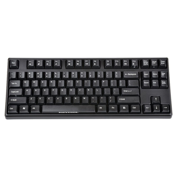 凯酷keycoolk587型机械键盘黑色红轴