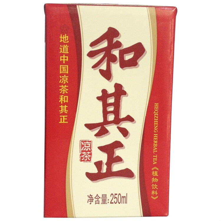 达利园和其正凉茶利乐包250ml