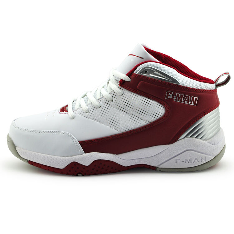 双星篮球鞋男款耐磨室外男款篮球运动鞋l52132 白红 39