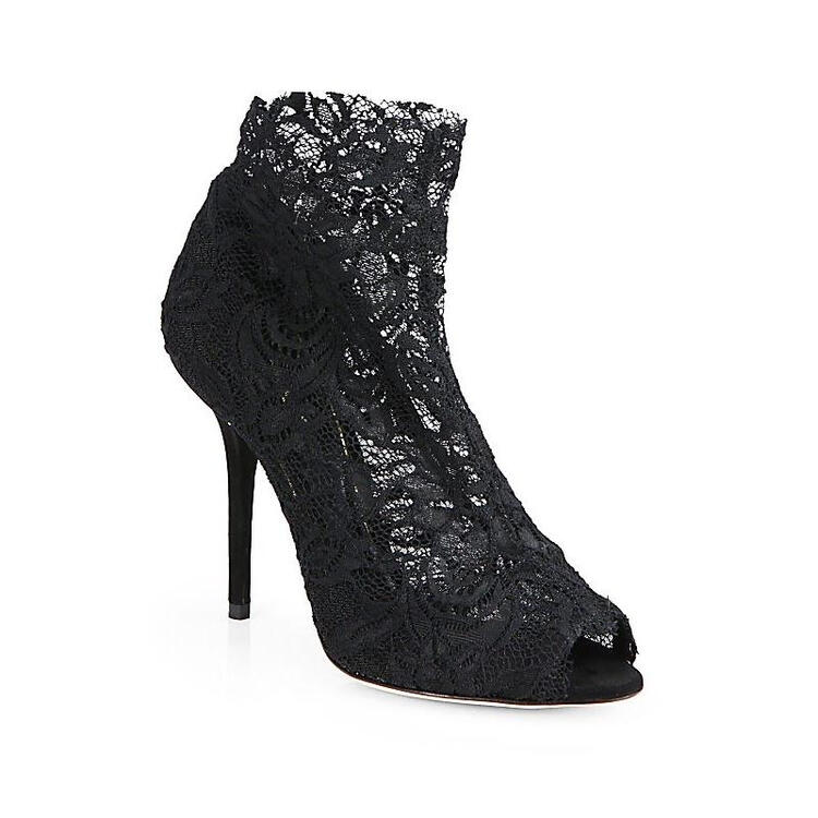 杜嘉班纳 dolce & gabbana 女式足踝靴 q00187171 black 38/8