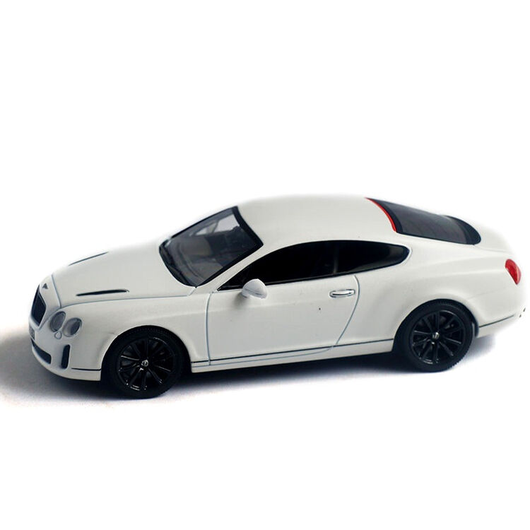 1:43 宾利 continental supersports 2009 带人偶 车模/白色