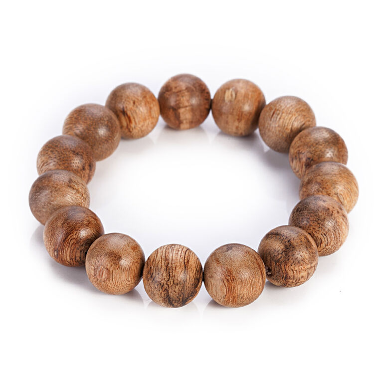 沐恩 沉香手串满油花虎斑纹 14mm*16颗 1888ad