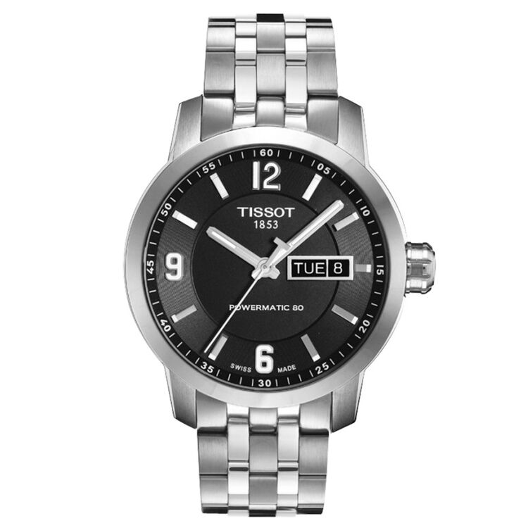 天梭(tissot)瑞士手表 prc200系列机械男表t055.430.11.057.00