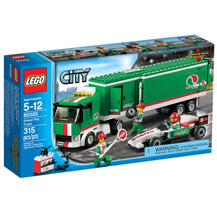 乐高legocity城市系列汽车大奖赛用卡车60025