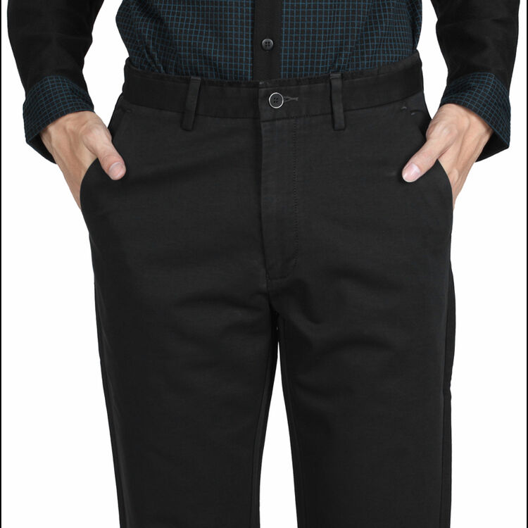 三利秋冬休闲裤13新款男士修身长裤 男装休闲裤 帅男裤88213-1 黑色