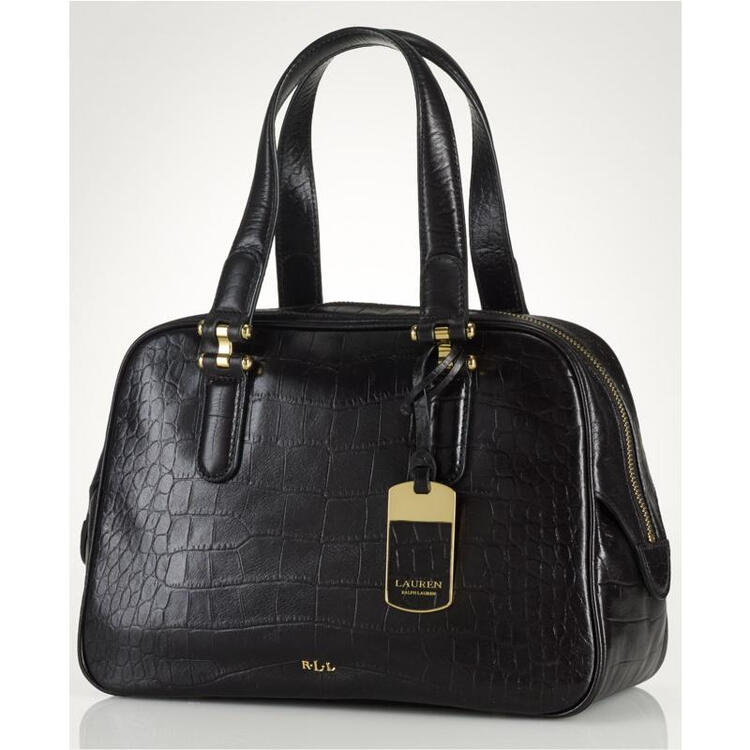 拉夫劳伦马球 polo by ralph lauren 女式手提包 black q00064300