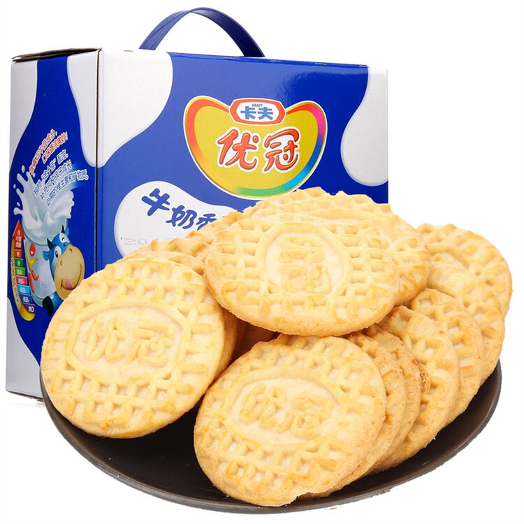 优冠牛奶香脆饼干牛奶味 1000g【图片 价格 品牌 评论】-京东
