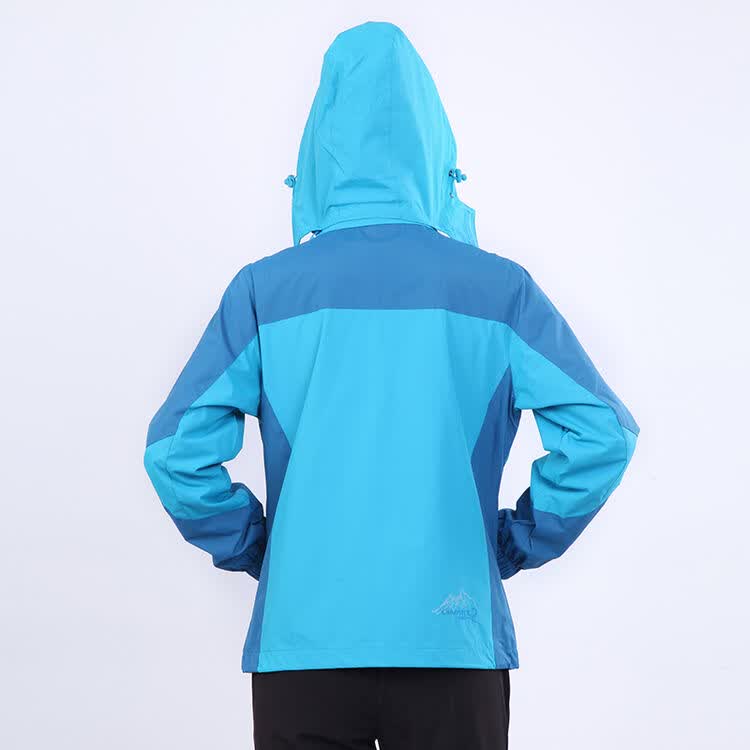 超斯特女士冲锋衣单层防寒服防雨服装83916翠兰 l