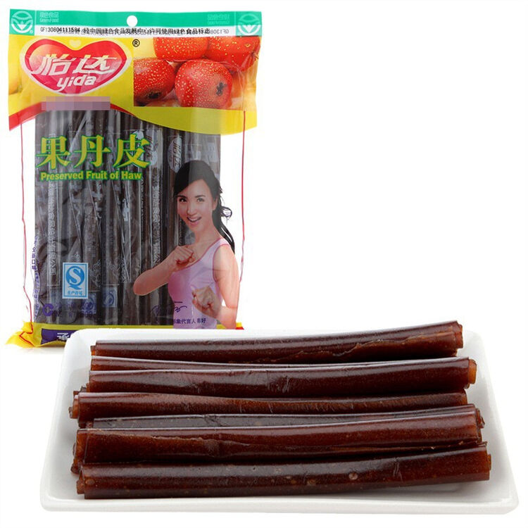 怡达 休闲零食果丹皮500g(新老包装随机发货)