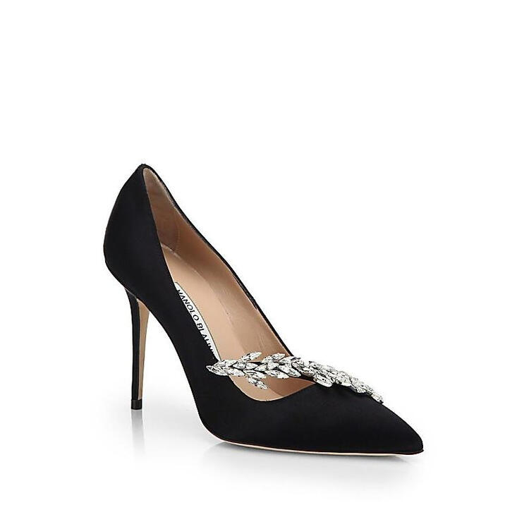 莫罗伯拉尼克manoloblahnik女式高跟鞋q00130684black399