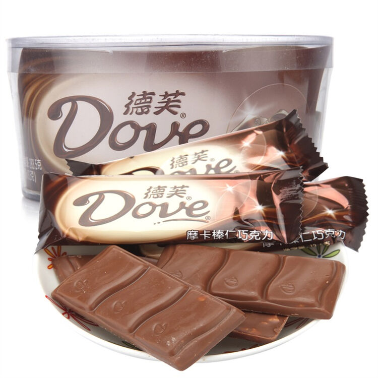德芙dove摩卡榛仁巧克力(碗装)283.5g 京东自营