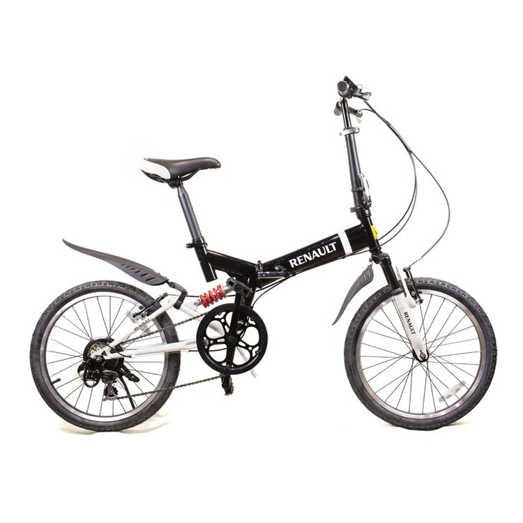 renault 雷诺 城市休闲系列折叠自行车 rs207h 炫酷黑 20寸 7速