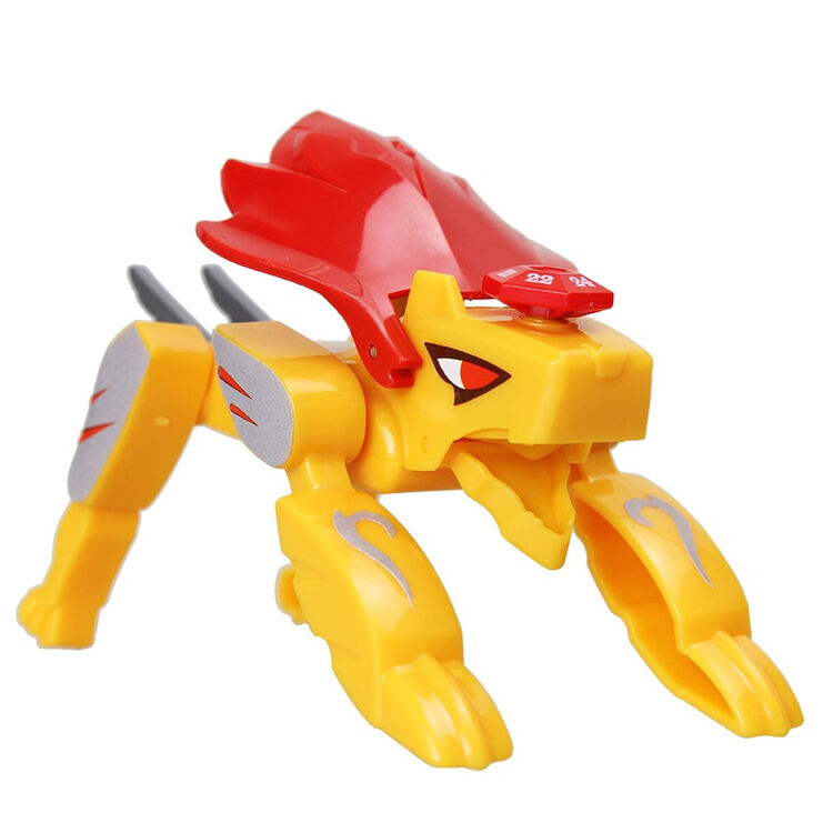 奥迪双钻auldey神魄赤焰雄狮拼装系列618305