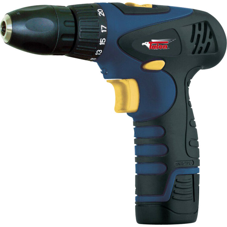 达龙12v锂电池充电钻 手电钻10mm 起子机两用 双电池 工具箱td9189