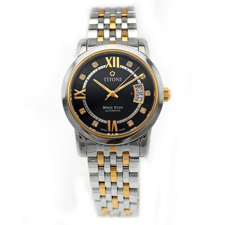 梅花titoni手表星空spacestar系列机械男表83738sy363