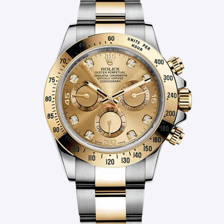 勞力士rolex-迪通拿系列 機械男表116523(鑲鑽刻度)