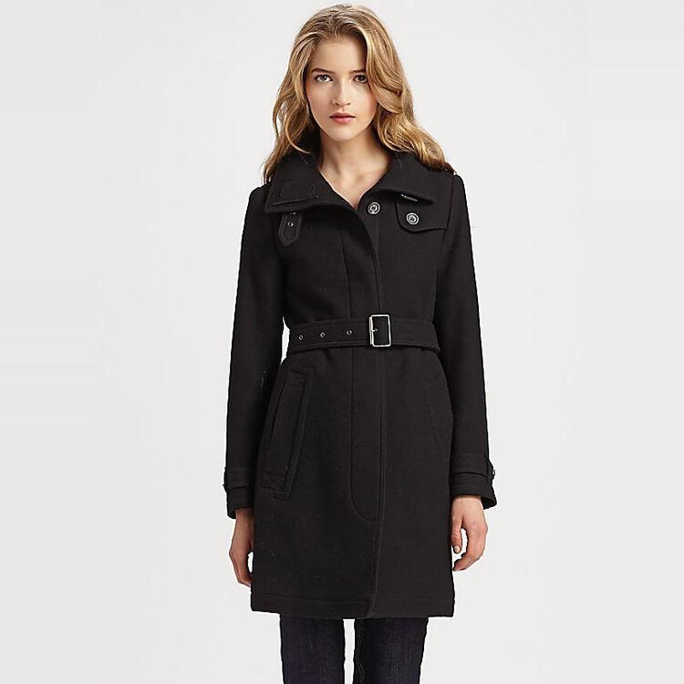 巴宝莉 burberry 女式大衣 q00146968 black 14