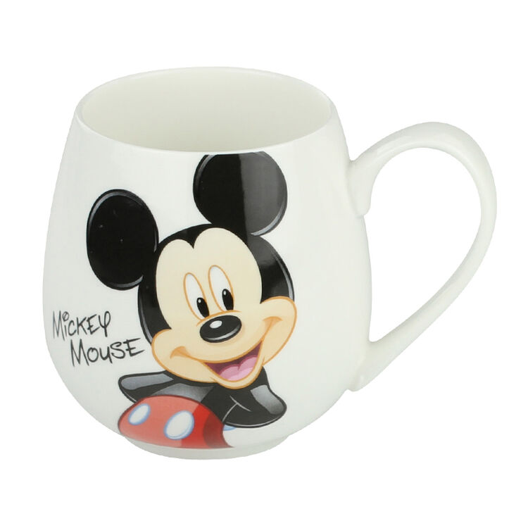 雅诚德迪士尼特大号qq杯卡通儿童陶瓷杯子马克杯水杯单只米奇