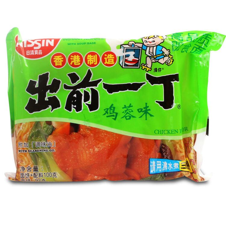 食品大采购 进口出前一丁方便面 鸡蓉面味100g*6袋