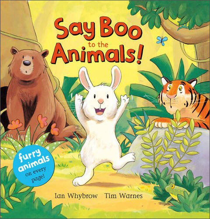 say boo to the animals! (say hello)