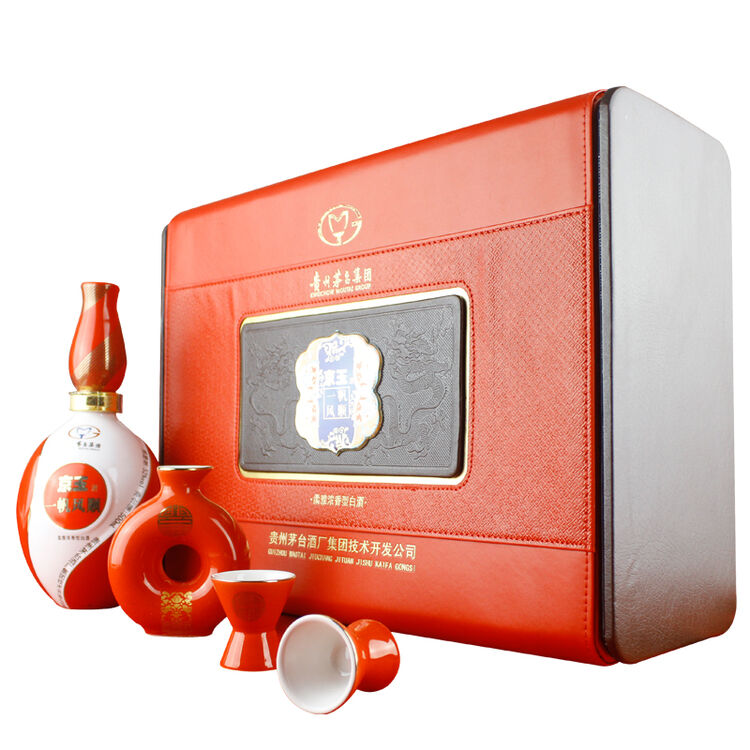 贵州茅台集团京玉福星高照柔雅浓香型白酒52度500ml2瓶礼盒装