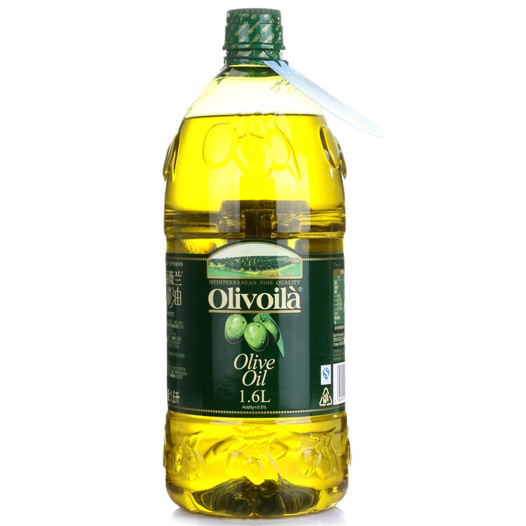 欧丽薇兰 olivoilà 食用油 压榨 纯正橄榄油 1.6l
