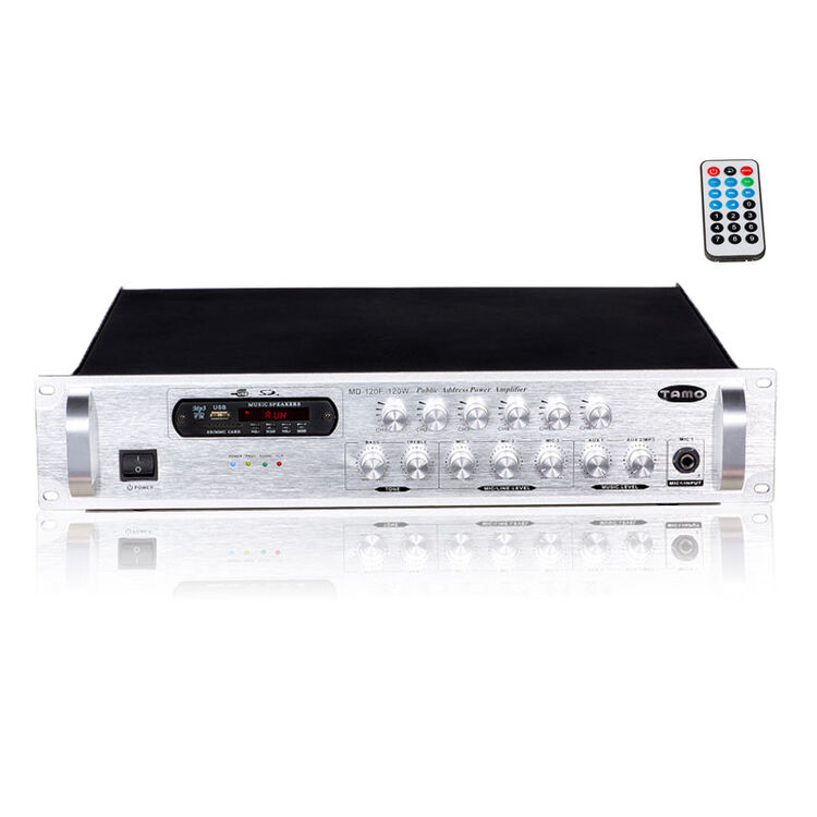 hnm 定压功放 广播功放 六分区独立控制音量遥控usb功放 md-1000b/100