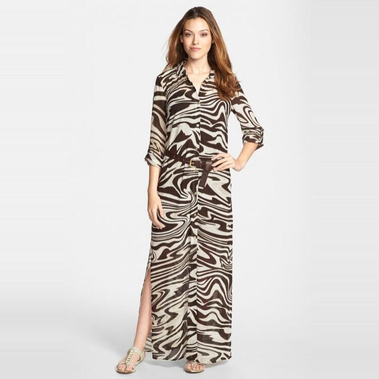 迈克柯尔michaelkors女式连衣裙chocolateq00119676small