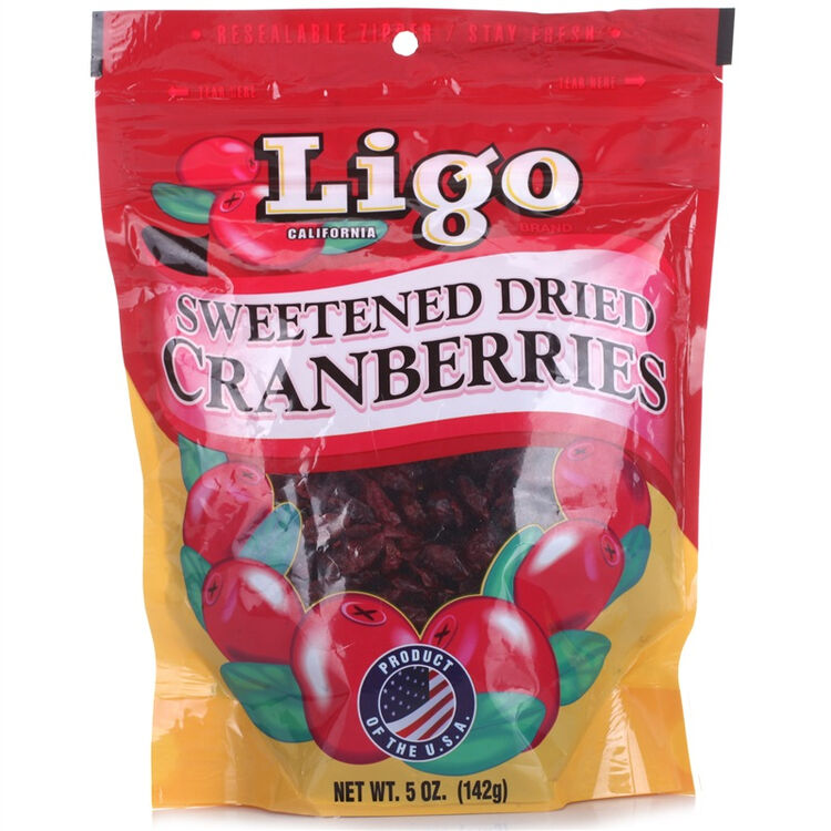 美国进口ligo利高牌蔓越莓干142g