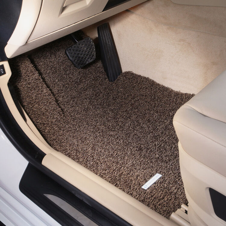 欧铂 丝圈汽车脚垫 双层加厚专车专用 五座车型均可订制 现代车系朗动