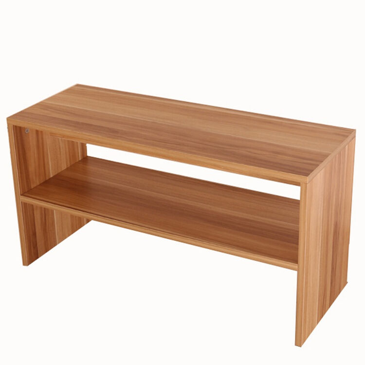 雅美乐 简易板式换鞋凳 木色 y702