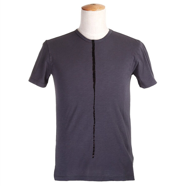 emporio armani 阿玛尼 男式灰色纯棉短袖圆领t恤 l1t25j l14nj 631