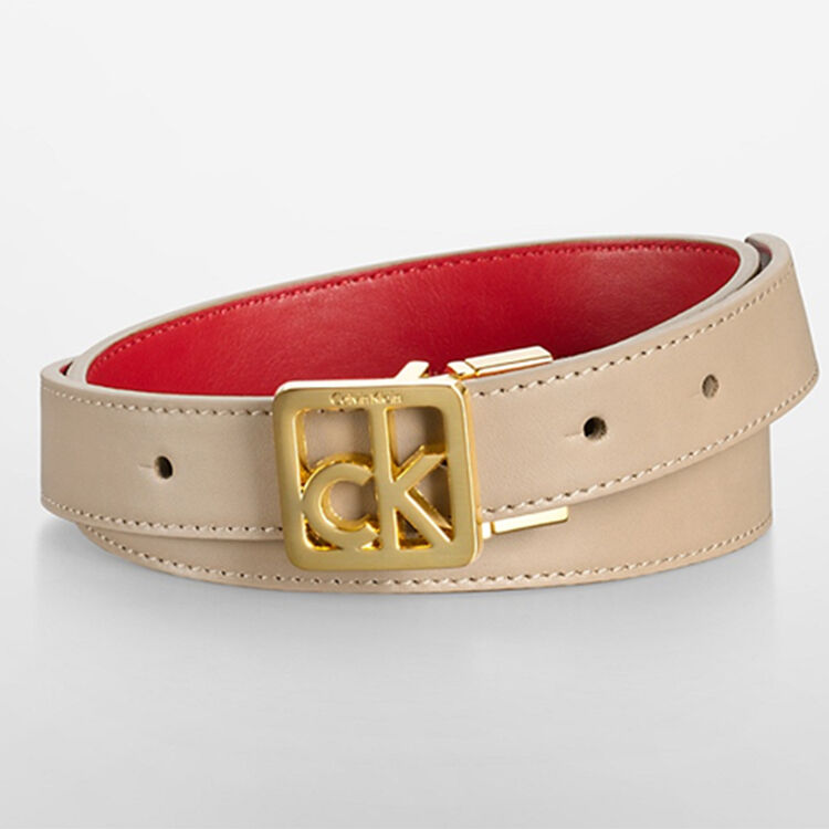 calvin klein/ck 新款 女士两面用可旋转卡子腰带 ck皮带31000103