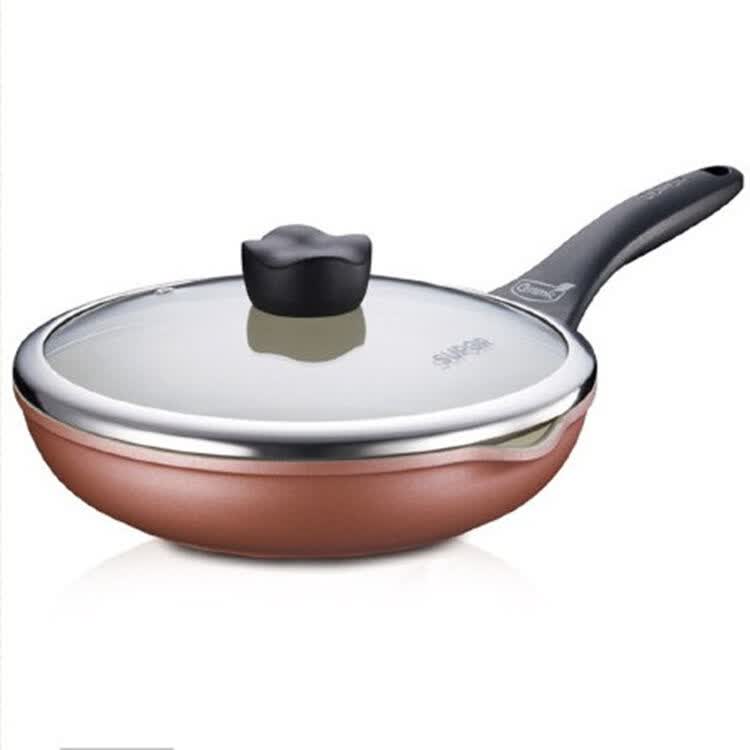 苏泊尔(supor) 苏泊尔精陶健康无油烟煎锅 陶瓷煎锅 平底锅锅具 送木