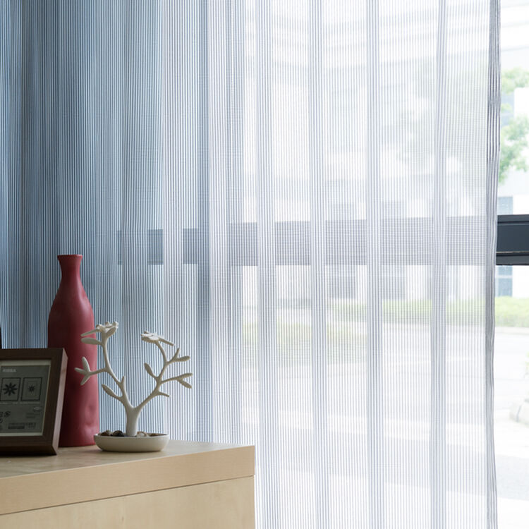 易可纺白色窗纱成品卧室客厅窗纱窗帘布料阳台飘窗窗帘纱-流沙 沙白色