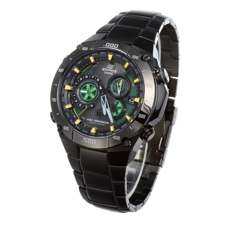 casio 卡西欧电波系列太阳能自动日历电波男表 eqw-m1100dc-1a2 自营